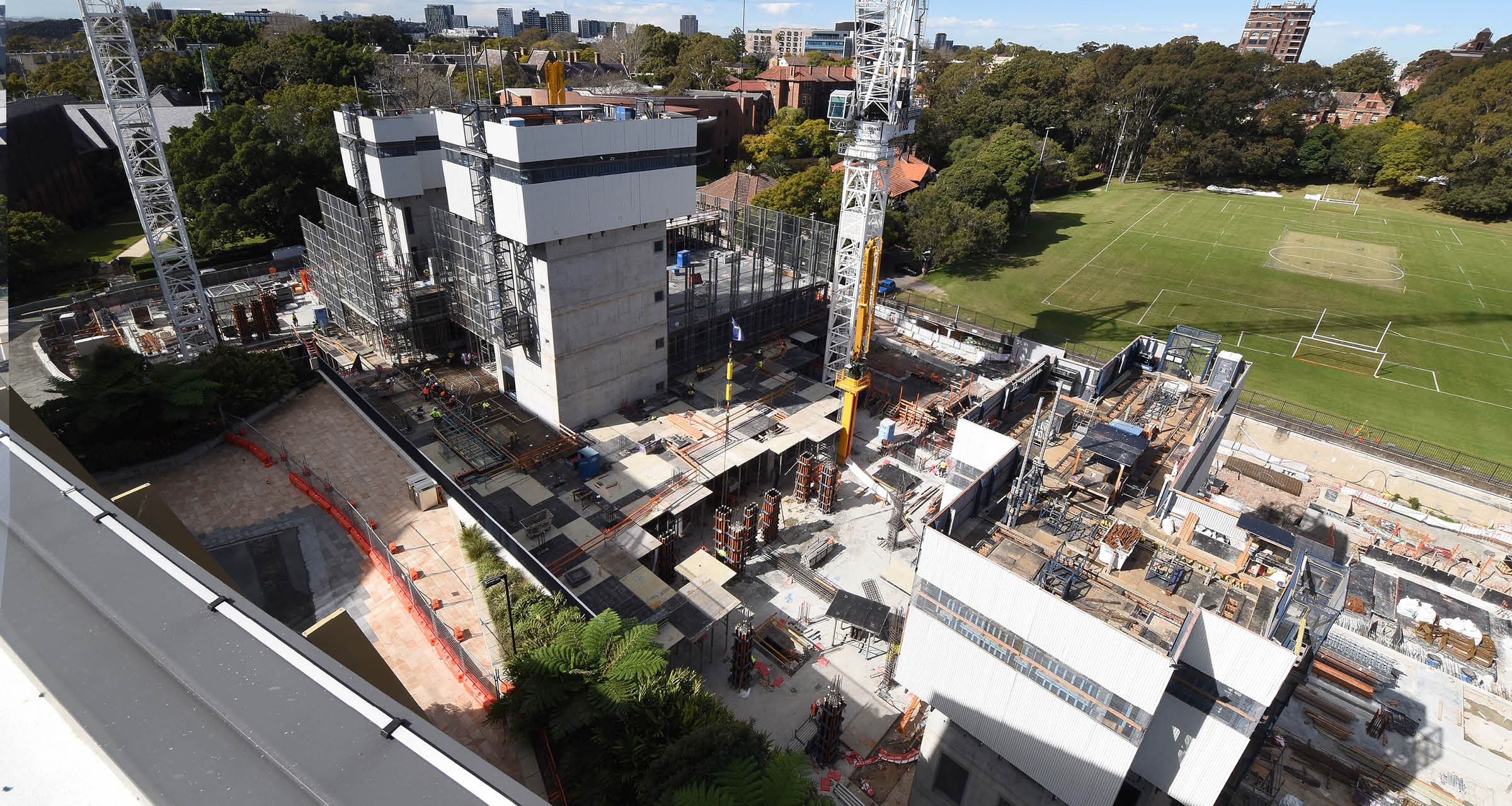 image oc Sydney Biomedical Accelerator construction site